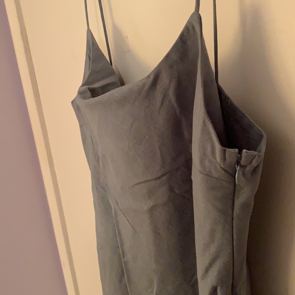 ASOS Design linen cami maxi dress in duck egg - Picture 2 of 5